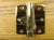 3 1/2" x 3 1/2" Spring Hinges with 1/4" radius corner - Multiple Finishes Available - Sold in Pairs - Residential Spring Hinges Bright Brass - 3