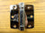 3 1/2" x 3 1/2" Spring Hinges with 1/4" radius corner - Multiple Finishes Available - Sold in Pairs - Residential Spring Hinges Polished Chrome - 4