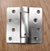 4" x 4" Spring Hinges with 1/4" radius corners - Multiple Finishes Available - Sold in Pairs - Residential Spring Hinges Stainless Steel - 3