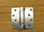 4" x 4" Spring Hinges with 1/4" radius corners - Multiple Finishes Available - Sold in Pairs - Residential Spring Hinges Satin Chrome - 7