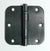 3 1/2" x 3 1/2" with 5/8" radius Residential Ball Bearing Hinges - Multiple Finishes - Sold in Pairs -  Oil Rubbed Bronze - 2
