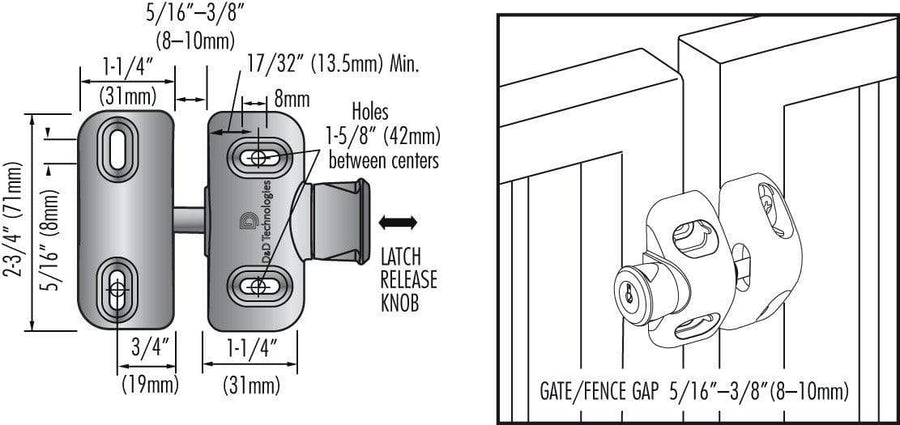 Safety Gate Latches - HingeOutlet