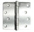 Case of 4" x 4" with 1/4" radius corners Residential Ball Bearing Hinges - Satin Nickel or Oil Rubbed Bronze - 25 Pairs - Residential Ball Bearing Hinges Satin Nickel - 2