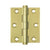 Solid Brass Screen Door Hinges Polished Brass Finish - Sold in Pairs - Screen Door Hinges