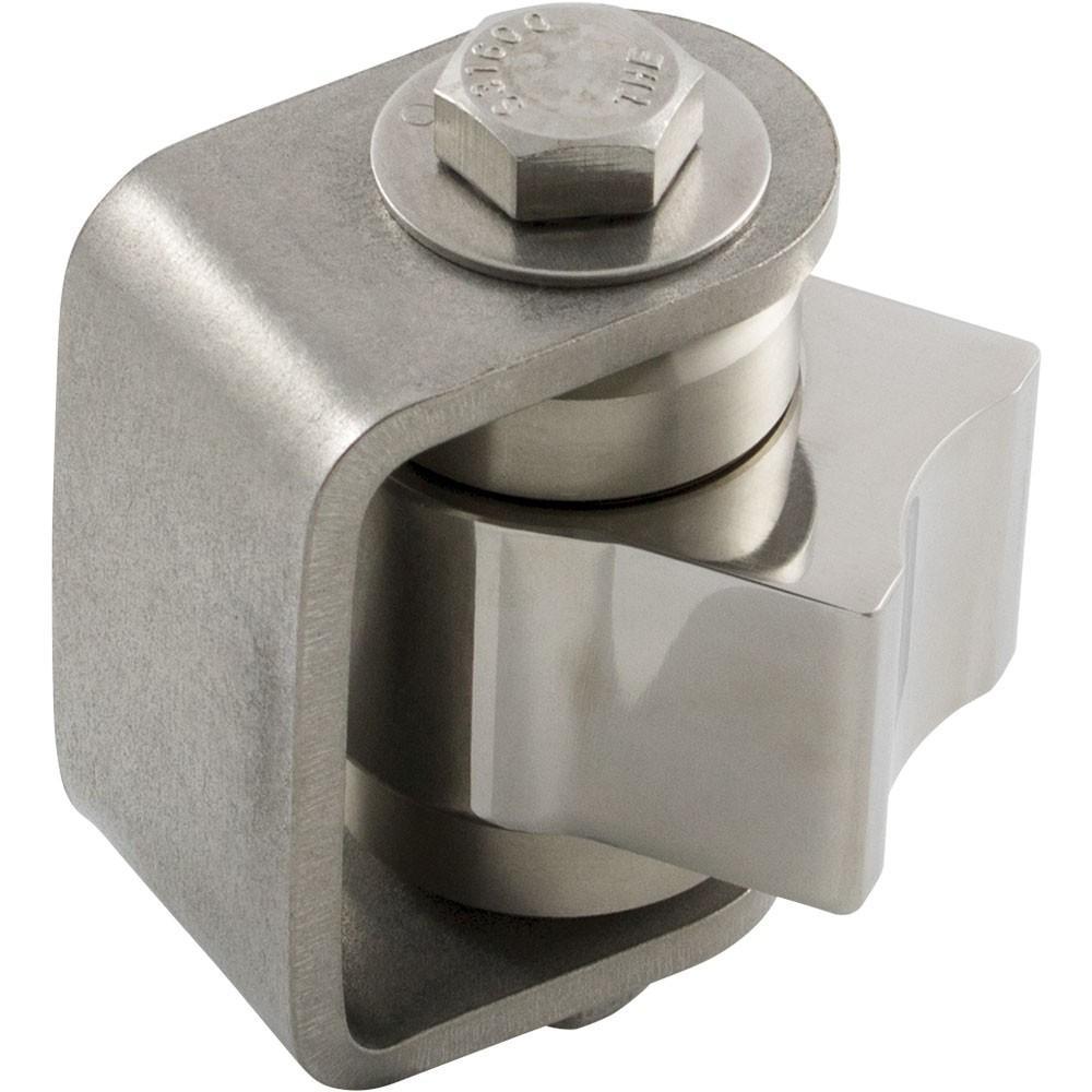 Gate Hinges And Hardware - Heavy Duty Weld On Stainless Steel BadAss Gate Hinge - Zinc Plating - Highly Rust Resistant - Up To 750 Lbs
