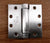 4 1/2" x 4 1/2" with square corner Stainless Steel Commercial Spring Hinges - Sold in Pairs - Commercial Spring Hinges  - 1